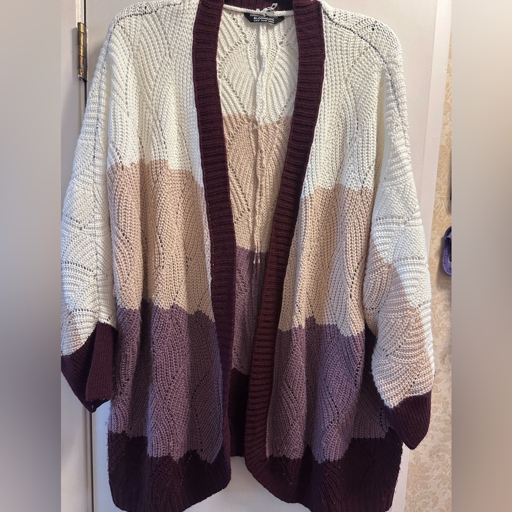 Bloomchic oversized cardigan 22W-24W